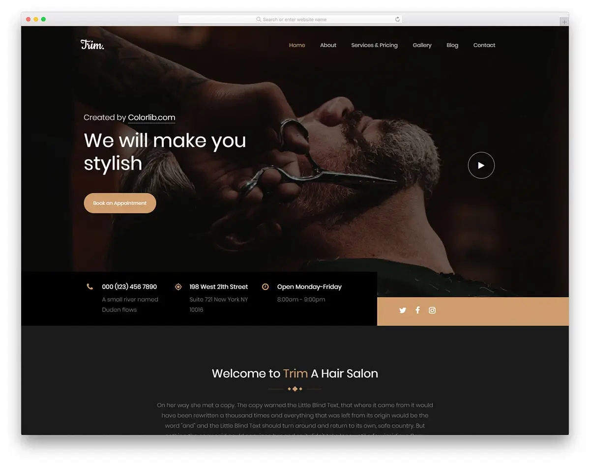 Barber Shop Template Free Download - HTML Codex