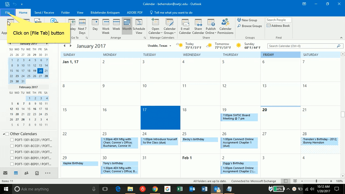 How to sync Google Calendar with Outlook